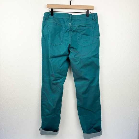 PRANA Low Rise Kara Stretch Jeans in Cool Green, Size 10, NWT! - Picture 7 of 7